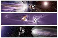 Stardust Comet Sample Return Mission Art